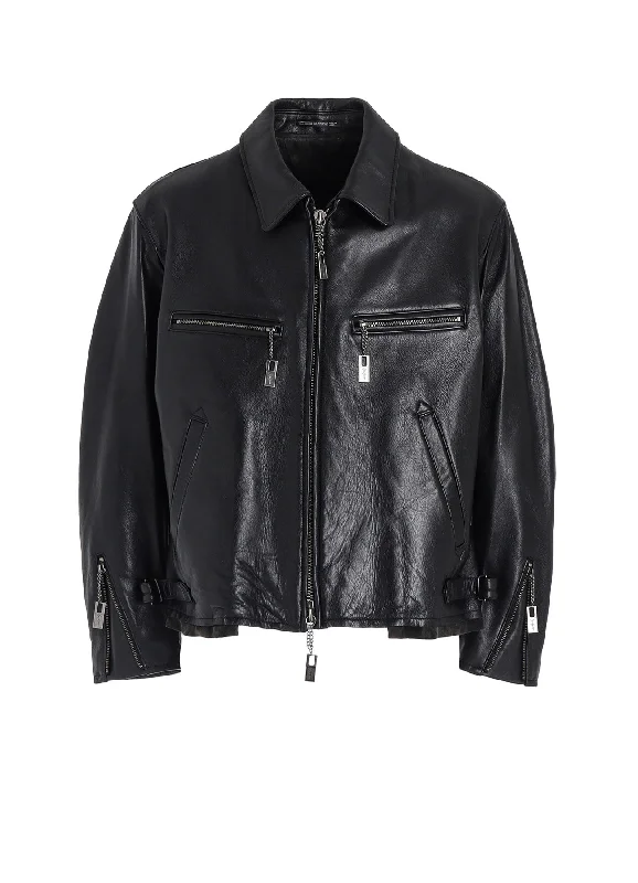 The Best Deal COW/DRUM LEATHER CUT OFF BLOUSON