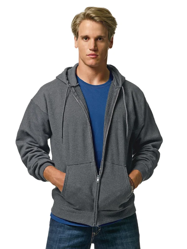 Mega Sale Hanes Ultimate Cotton Full-Zip Hoodie Sweatshirt | Oxford Gray