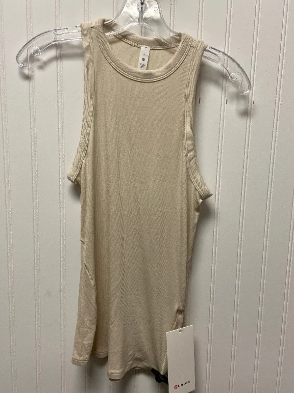 Weekend Wonders Await! Athletic Tank Top By Lululemon In Cream, Size: S