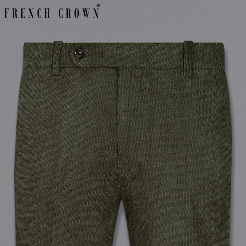 Crazy Savings Merlin Green  Premium Cotton Corduroy Pant