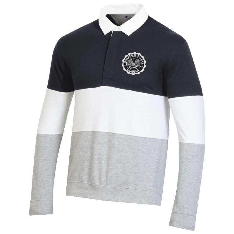 Online Exclusive Champion Men's Heavyweight Eagle Striped Rugger