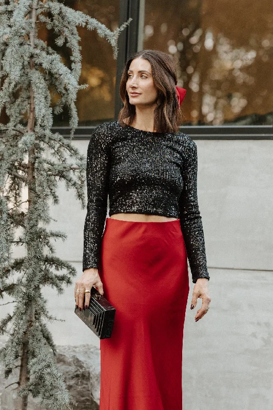 Weekend Deals That Please Aurora Sequin Top