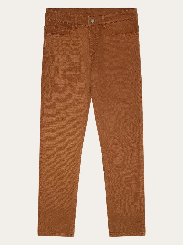 Weekend Deals to Make You Happy CHUCK regular garment dyed 5-pocket pant - GOTS/Vegan - Dachshund