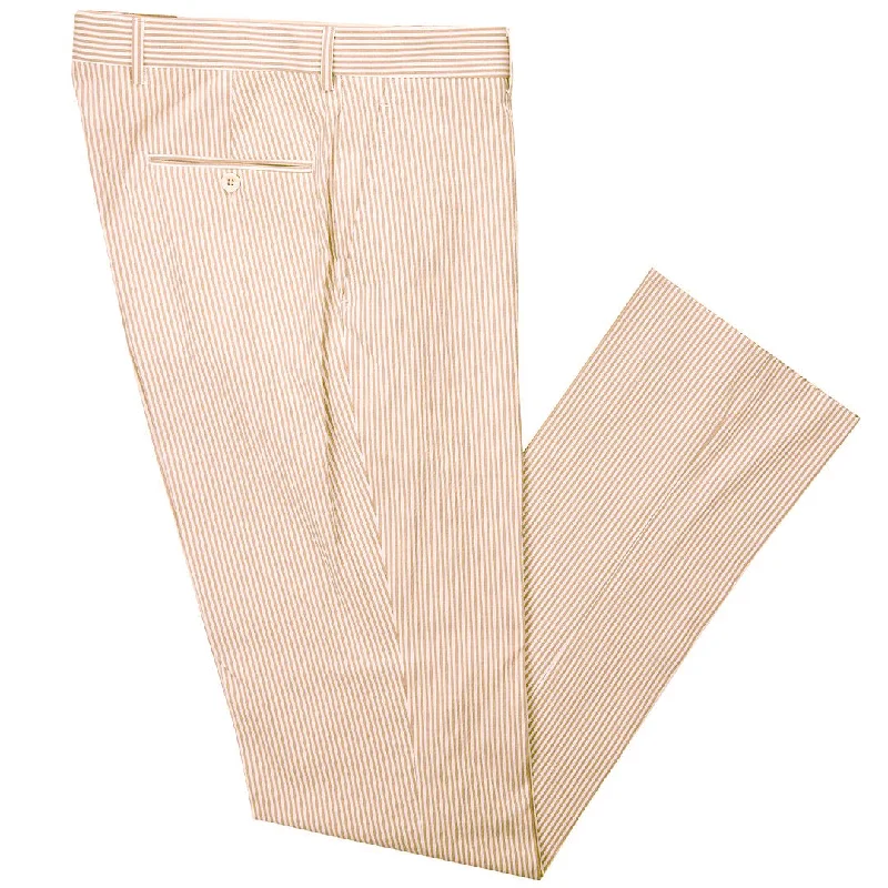 Exclusive Deal Tan Bisque Seersucker Stretch Pant | Seersucker Suit Separates
