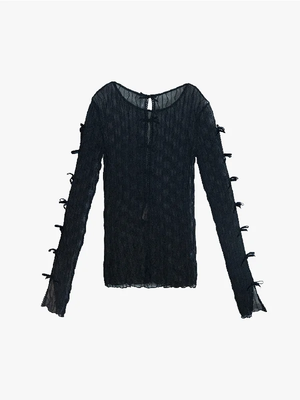 Super Bargain Ross Bow Top - Night