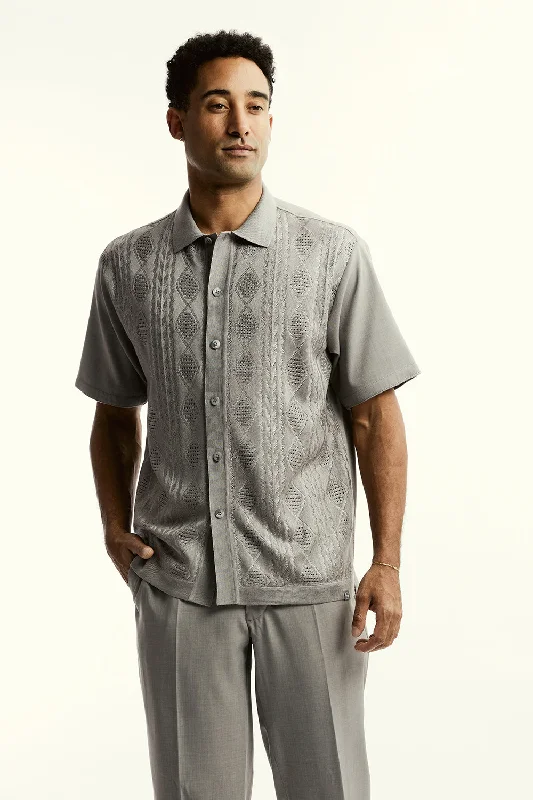 Weekend Deals That Sizzle 2pc Knit Front Set | SilverSilk | 51016