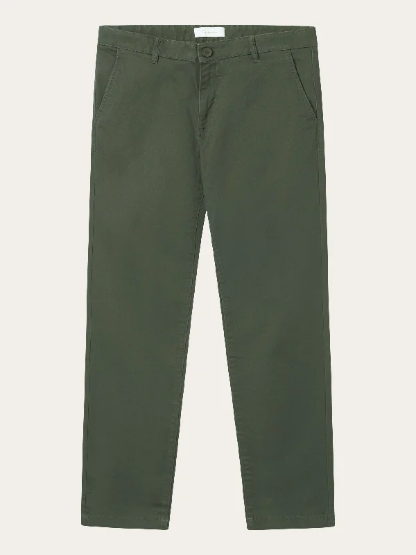 Bonus Savings LUCA slim twill chino pants - Forrest Night
