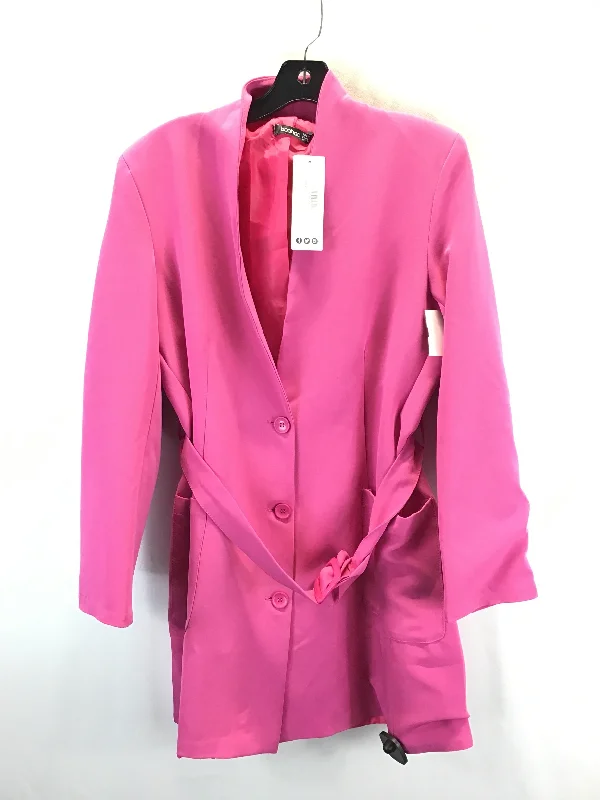 Weekend Discounts to Delight Blazer By Boohoo Boutique In Pink, Size: M