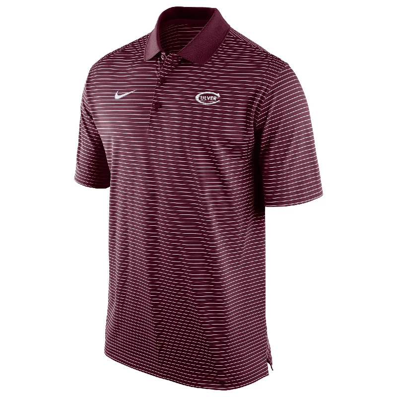 Flash Sale Nike Stadium Stripe Polo - Maroon