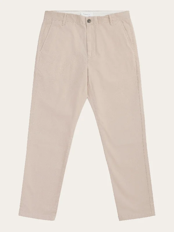 Fantastic Savings CHUCK regular herringbone pants - GOTS/Vegan - Light feather gray