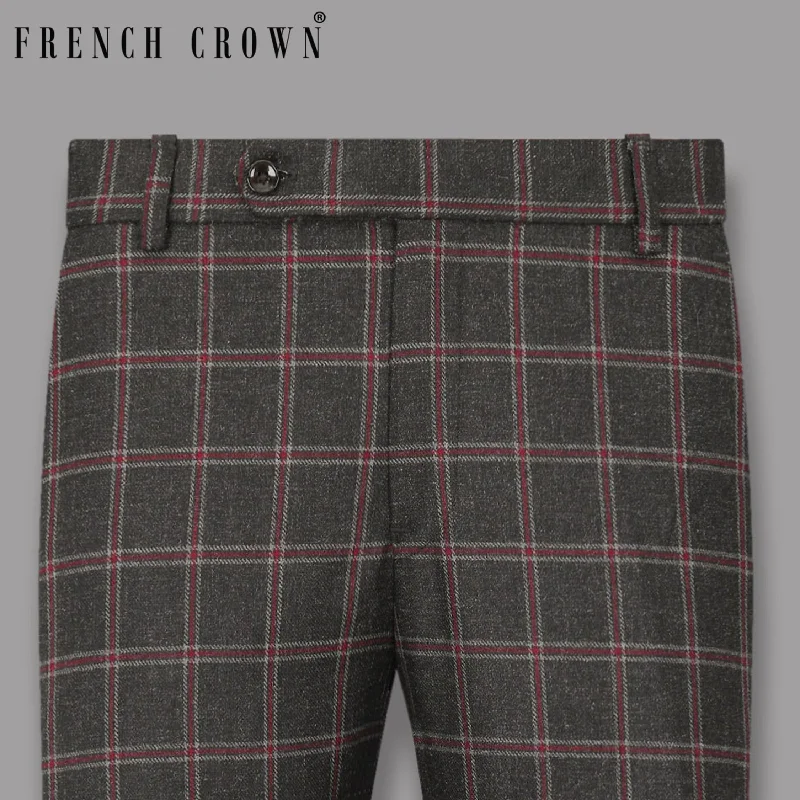 Weekend Offers That Shine Persian Plum-Concord Wool rich Pant