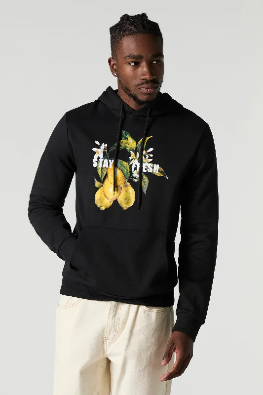 Customer Appreciation Sale Stay Fresh Graphic Fleece Hoodie
