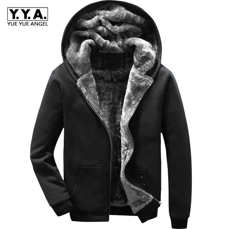 Buy More, Save More Winter Mens Hoodie with Thick Fleece Lining