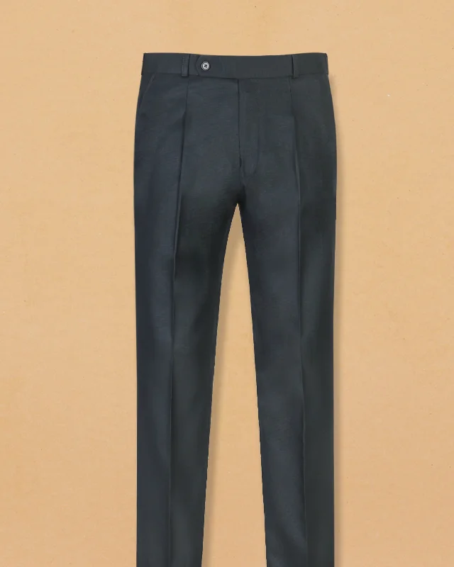 Instant Discount Peacock Blue Formal Pant