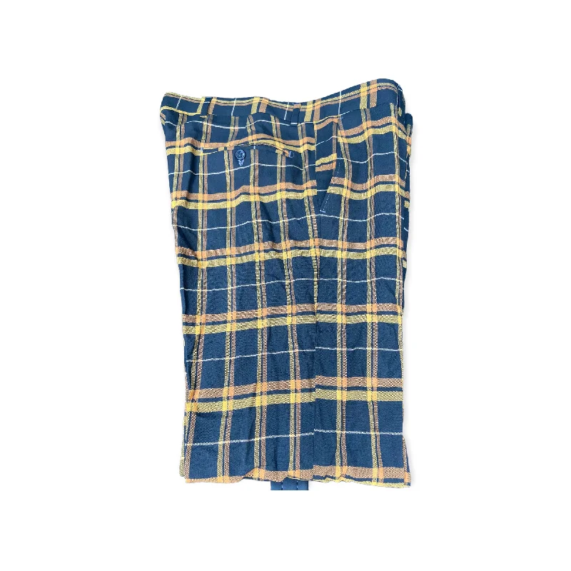 Members Only DJ PLUS: Plaid Skinny Dress Pants ON55