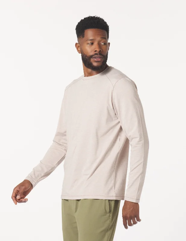 Weekend Offers That Tempt Dash Crew Neck: Oatmilk Marble