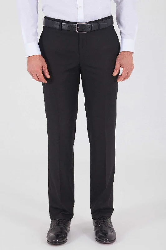 Limited Stock Dynamic Fit Side Pocket Low Waist Black Dress Pants