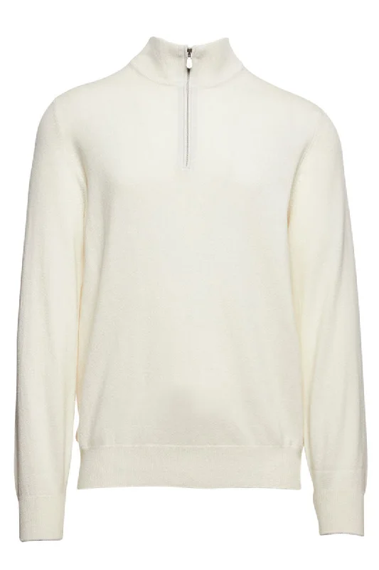 Special Discount Cashmere Half-Zip Turtleneck Sweater