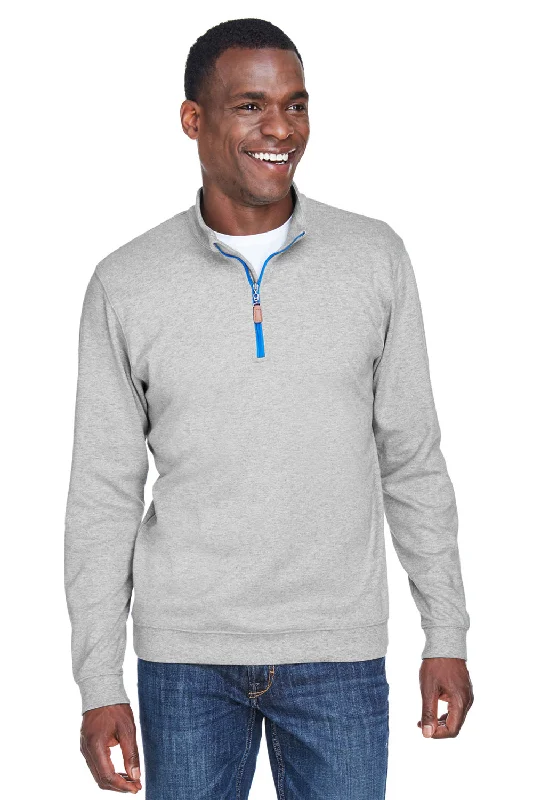 Crazy Deal Devon & Jones Mens DryTec20 Performance Moisture Wicking 1/4 Zip Sweatshirt - Heather Grey Crazy Deal Devon & Jones Mens DryTec20 Performance Moisture Wicking 1/4 Zip Sweatshirt - Heather Grey