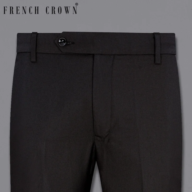 YEAR-End Sale Jade Black Solid Pant