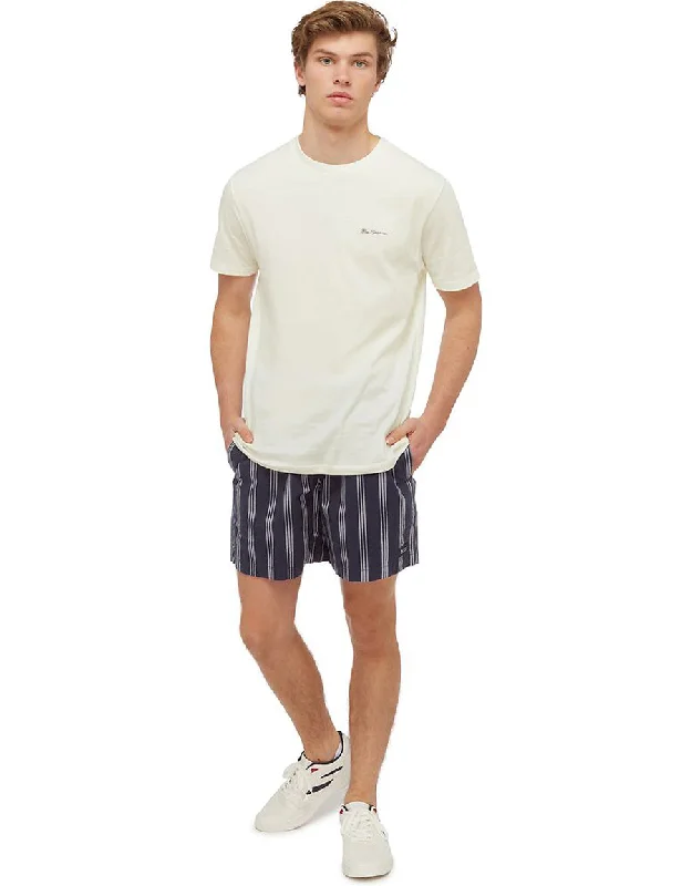 Today Only Ben Sherman Stripe Marine Elastic Shorts