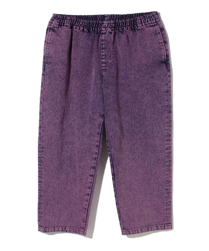 Seasonal Clearance OVERDYED DENIM EASY PANTS