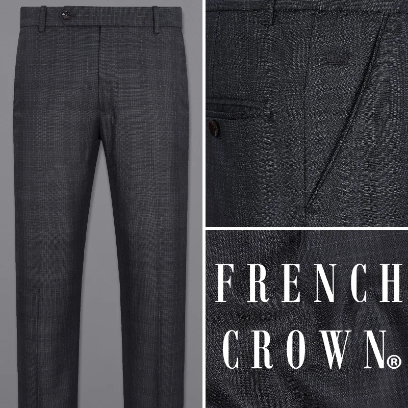 Early Access Rangoon Black Plaid Pant