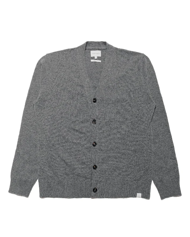 Price Buster Norse Projects Standard Merino Lambswool Cardigan Grey Melange