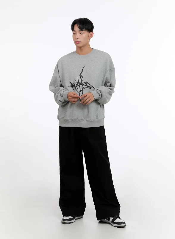 Great Bargains Men's Solid Banded Parachute Pants IS413