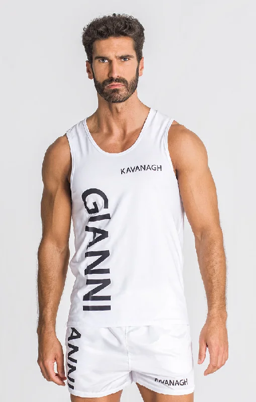 Value Deals White Dimension Tanktop