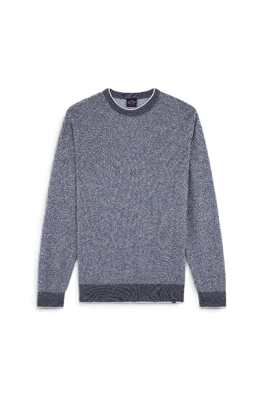 Exclusive Preview Paul & Shark Beaufront Wool Crew Neck Grey