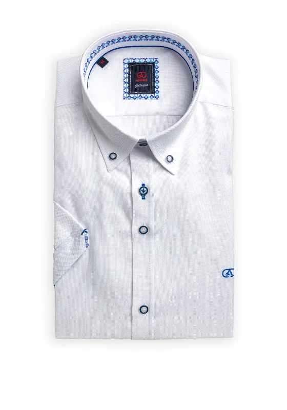 Best Choice Andre Liffey Short Sleeve Shirt, White