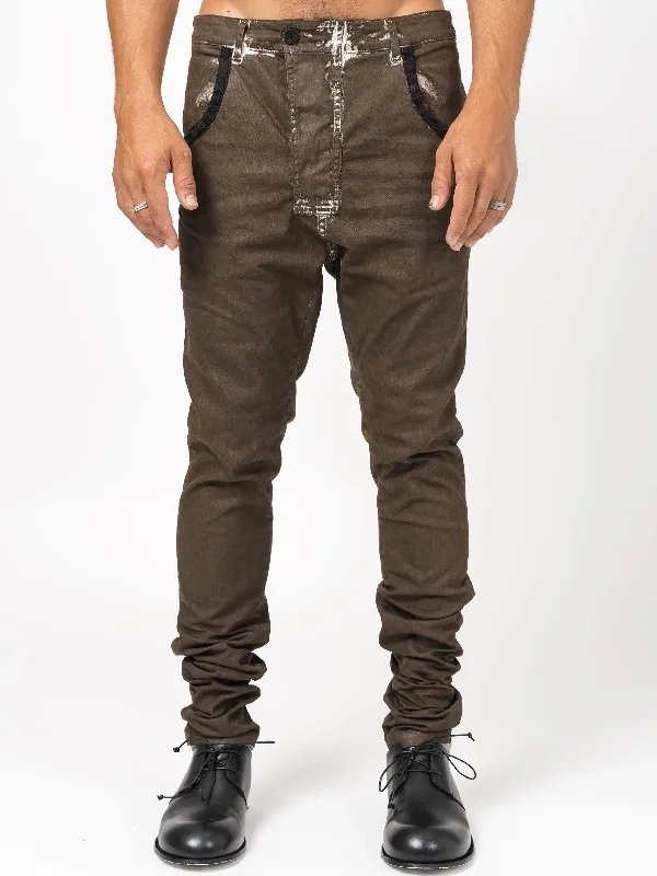 Shop and Save Distressed Slim Fit Pants