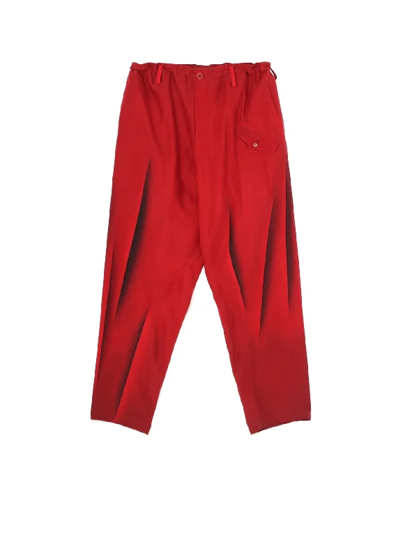 Can't Beat RED SCRATCH PRINT PANTS