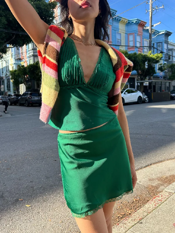 Unbeatable Deal Brianna Skirt - Emerald