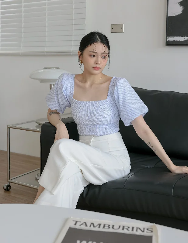 Hot Buy Rachel Top in Blue