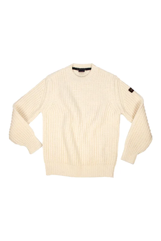 Price Smash Paul & Shark Fisherman Wool Sweater Cream