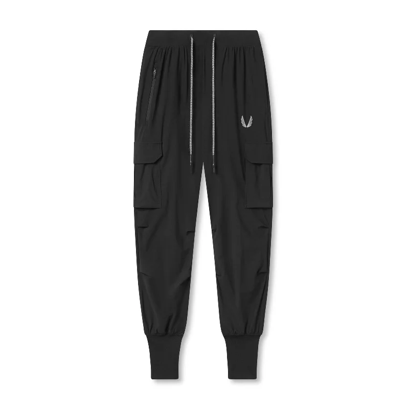Instant Savings 0825. Tetra-Lite® Cargo High Rib Jogger - Black "Reflective"