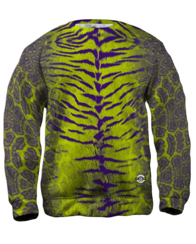 Great Bargain Tiger Leopard Skin Purple Lime Green