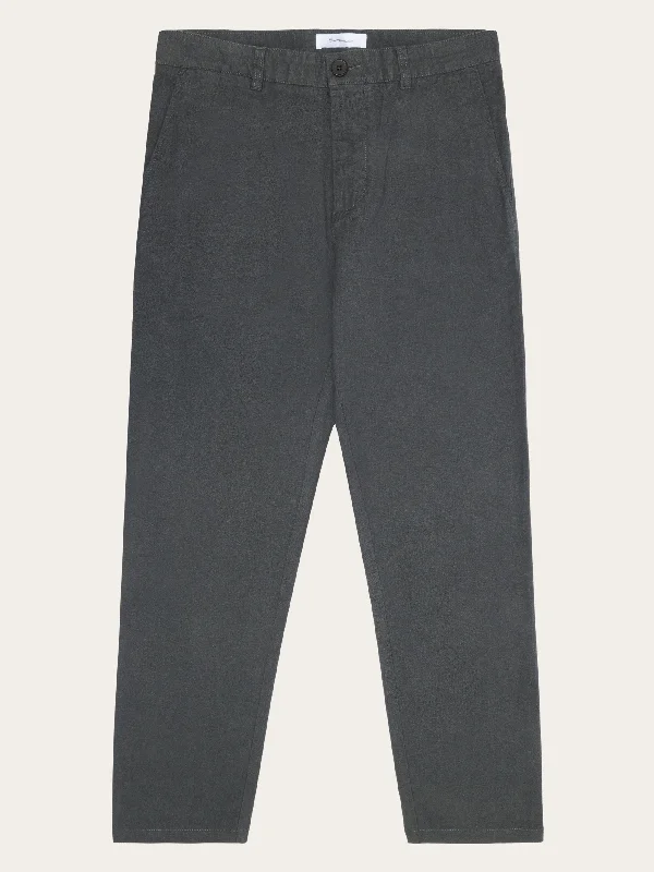 Weekend-Only Price Drops CHUCK regular flannel chino pants - Gray Pinstripe
