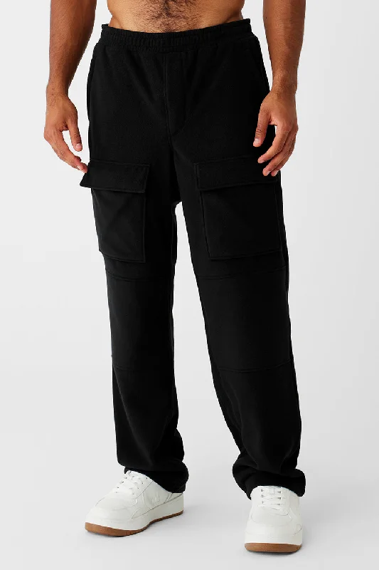 Major Deal Polar Fleece Ridge Cargo Pants - Black