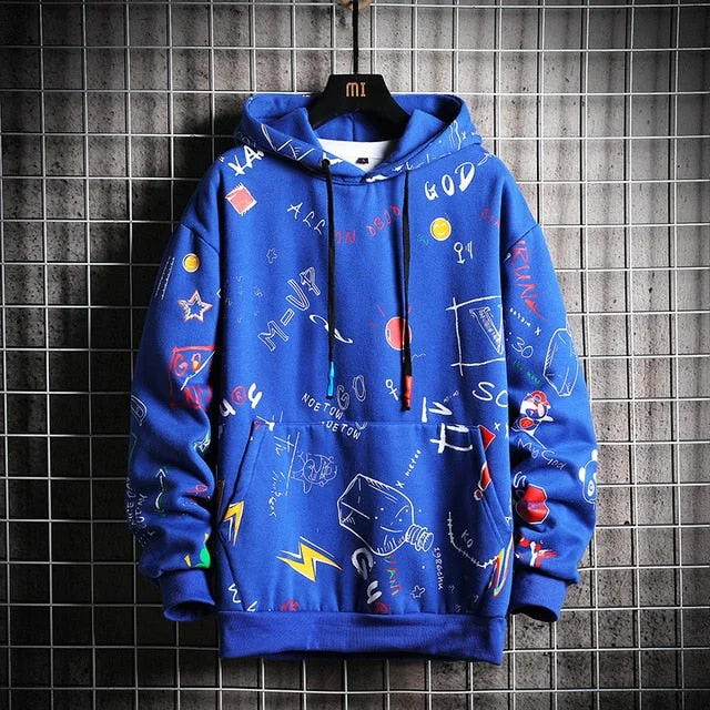 Blue Hoodie thin
