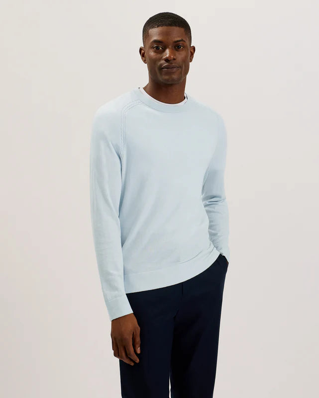 Super Sale Ted Baker Tivol Pullover Pale Blue