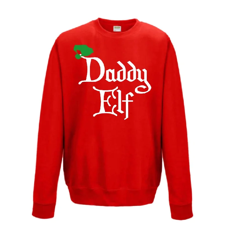 Act Fast Daddy Elf Red Sweatshirt (MRK X)