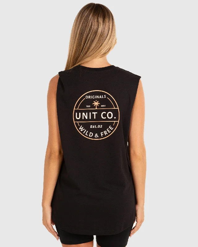 Act Fast UNIT Coast Ladies Muscle Tee