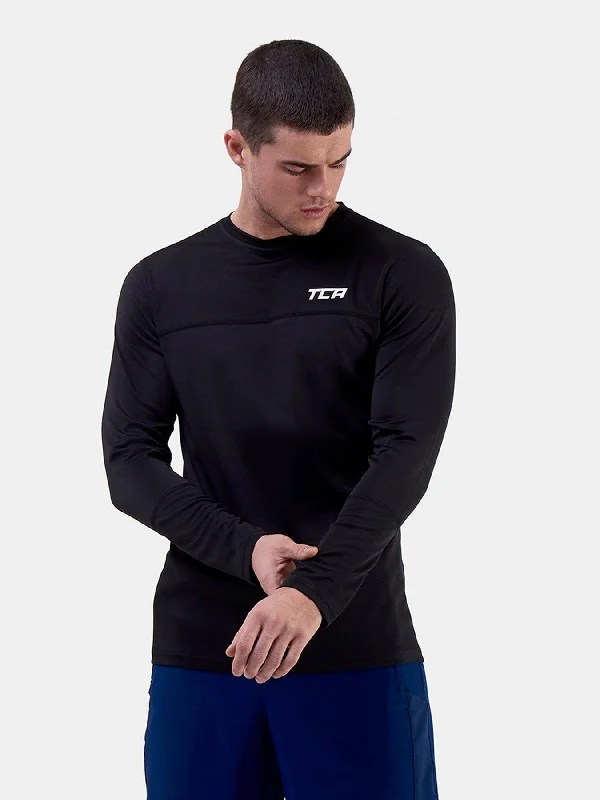 Weekend Specials Just for You Stamina Long Sleeve Crew Neck Running Top For Men With Thumbholes Weekend Specials Just for You Stamina Long Sleeve Crew Neck Running Top For Men With Thumbholes