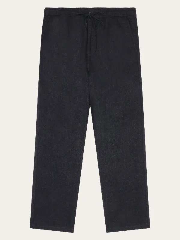 Lowest Price Loose linen pant - Black Jet