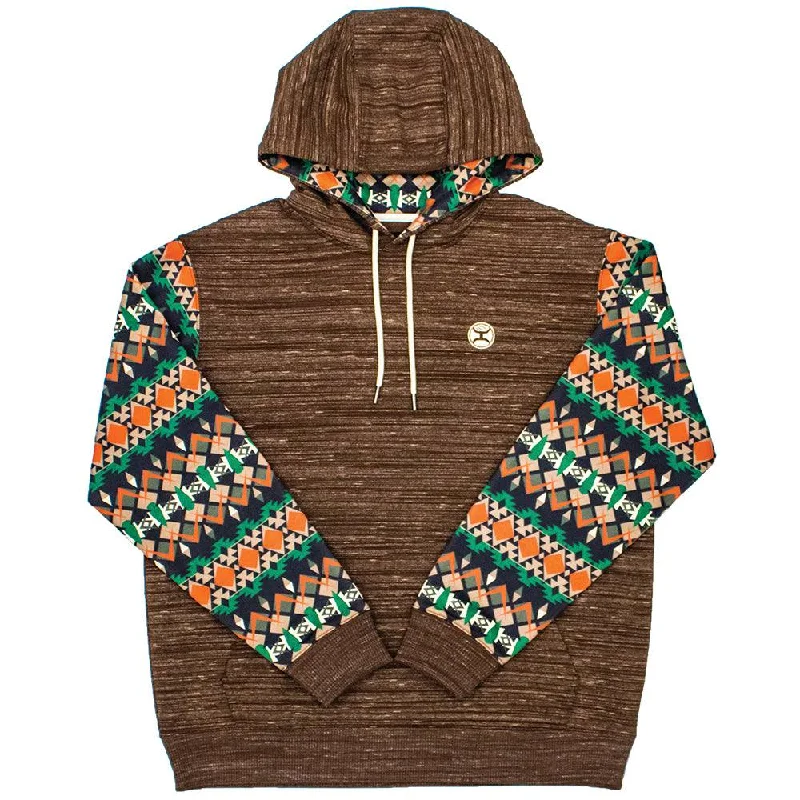 Weekend Savings Bonanza "Summit" Brown/Multi-Aztec Hoody