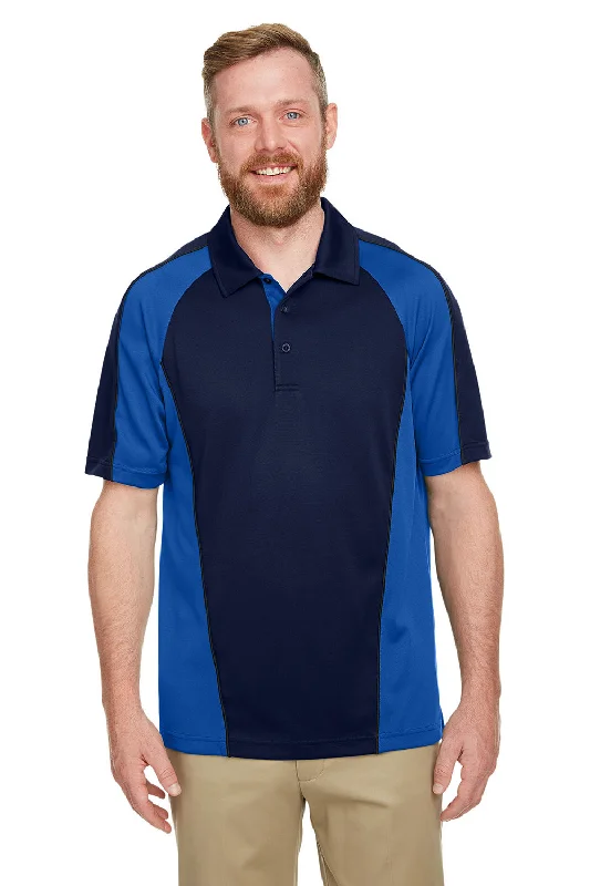 Weekend Discounts to Savor Harriton Mens Advantage Performance Moisture Wicking Colorblock Short Sleeve Polo Shirt - Dark Navy Blue/Royal Blue Weekend Discounts to Savor Harriton Mens Advantage Performance Moisture Wicking Colorblock Short Sleeve Polo Shirt - Dark Navy Blue/Royal Blue