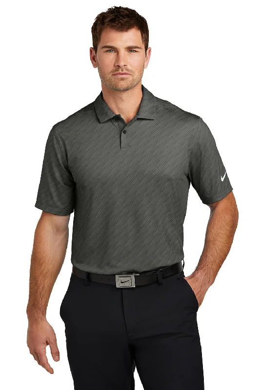 Weekend Savings Extravaganza Nike Mens Vapor Dash Dri-Fit Moisture Wicking Short Sleeve Polo Shirt - Anthracite Grey Weekend Savings Extravaganza Nike Mens Vapor Dash Dri-Fit Moisture Wicking Short Sleeve Polo Shirt - Anthracite Grey